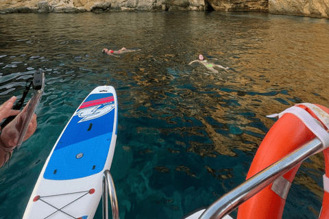 Comino: Crucero en barco a la Laguna Azul, la Laguna de Cristal y las Cuevas