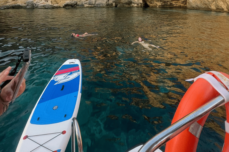 Comino : croisière en bateau vers le lagon bleu, le lagon de cristal et les grottes