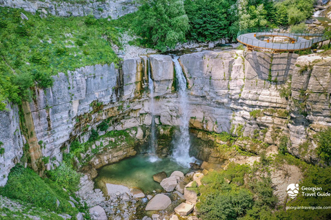 From Batumi: Martvili Canyon, Prometheus Cave, & Okatse Tour