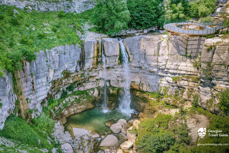 From Batumi: Martvili Canyon, Prometheus Cave, & Okatse Tour
