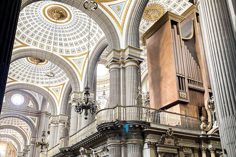 Från CDMX: dagsutflykt till Puebla, Cholula och Tonantzintla.Privat rundtur