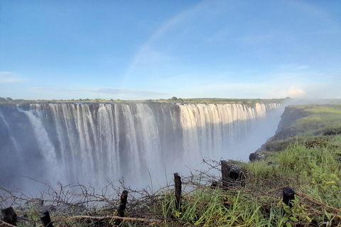 Victoria Falls: Falls tour, Sunset cruise & game drive