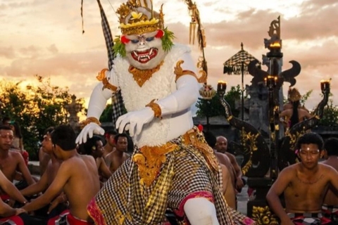 Uluwatu: Private Temple Sunset Visit with Fire Dance Show Kecak dance show tickets only