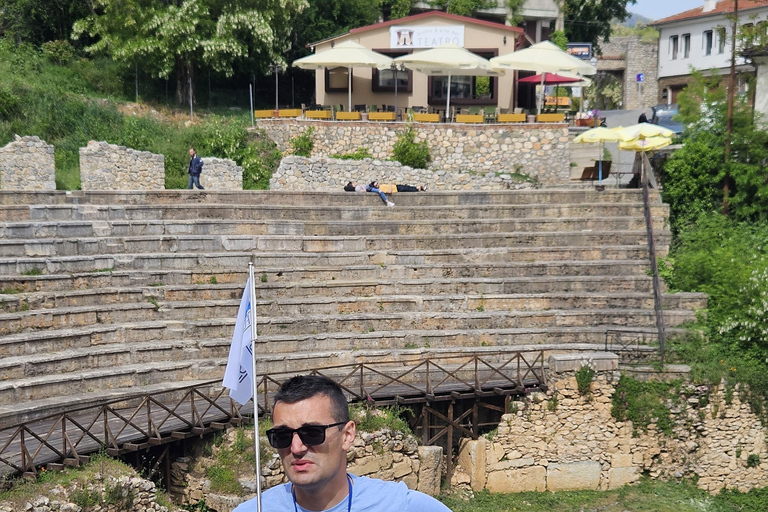 Ohrid: Stadsrondleiding met Johannes in de Kaneo kerk