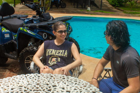Mizata: ATV tour of the beach and viewpoint with pool access