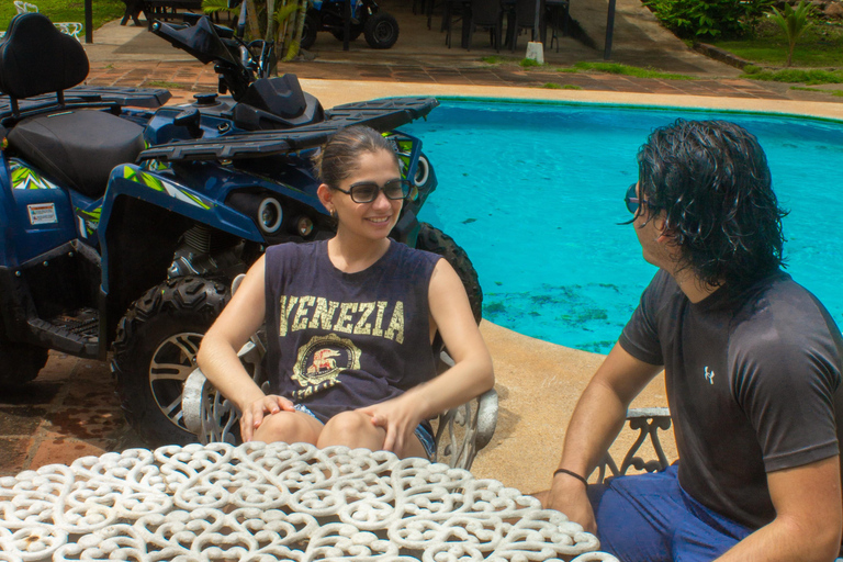 Mizata: ATV tour of the beach and viewpoint with pool access