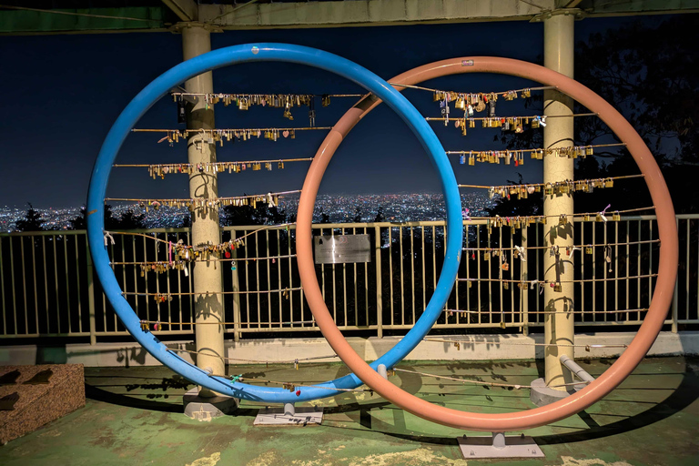 Osaka : visite nocturne du mont Ikoma avec la ligne d'horizon