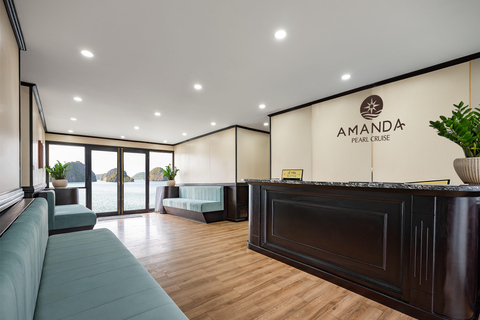 Amanda Pearl Cruise - Ha Long & Lan Ha Bay Multi-Day Cruise Departing at Ha Long (Check-in at 11:00 AM)