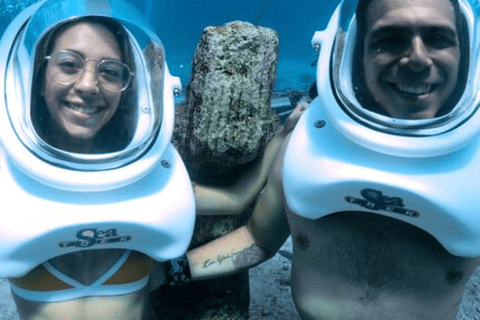 Boracay: Island Hopping with Buffet Lunch & Helmet Diving