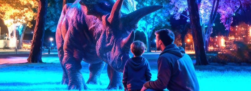 Erfurt : egapark Dino Lights