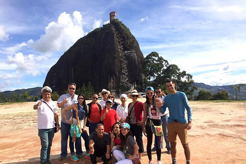Guatapé: Boat Tour, Peñol Rock & Colorful Town with Meals