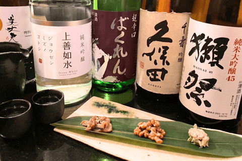 Experience Comparing Sake and Delicacies in shinjyuku