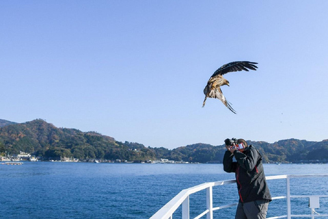 Depuis Osaka : Excursion d'une journée sur la côte de Kyoto, à Amanohashidate et dans la baie d'IneDepuis la sortie 2 de Nipponbashi à 8h30