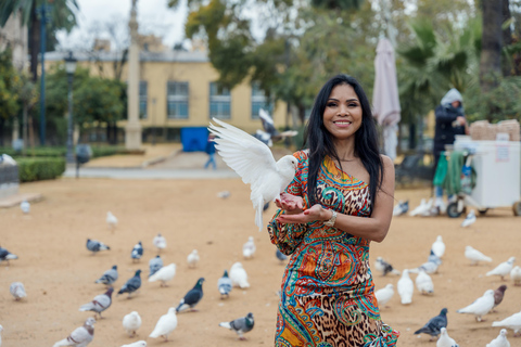 Seville: Professional Photoshoot at Plaza de España Premium 2 Locations 45 Mins | 45 Photos