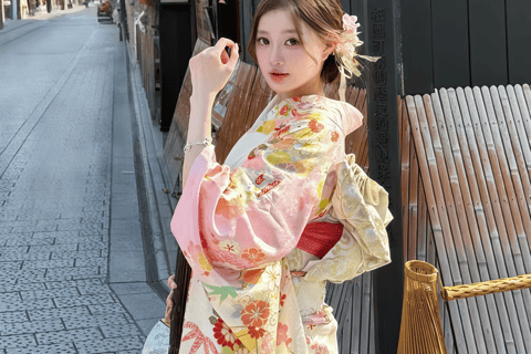 Kyoto: Gion Kiyomizudera Kimono Yukata Hairstyle& Photoshoot Kyoto Photo Session ONLY (1-Hour)