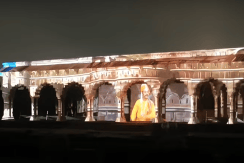 Agra: Evening Agra Fort Light and Sound Show Guided Tour