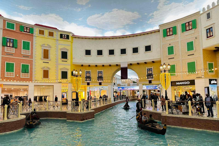 Doha: Private City & Villaggio Mall Tour with Free Gondola Sharing Tour Option