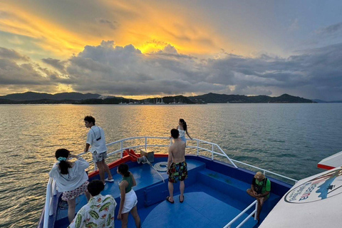 Phuket: James Bond Island Sea Canoe with Sunset by Big Boat Day Trip with Shared Transfer Excluding National Park Fee
