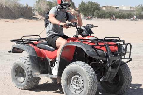HRG: Jeep Safari with Quad, Buggy, Camel, Opt/ Dinner & show Mega Safari with Quad, Buggy, Camel ride & Bedouin camp