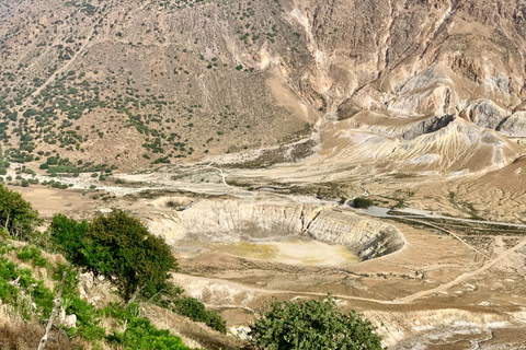 Nisyros komplette Tour: Nikia, Vulkan, Eborio, Mandraki.