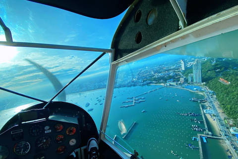 Pattaya: Coastal and Island Scenic Flight By TSA Thailand Coastal Scenic Flight