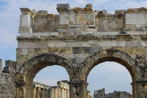 Alanya: Pamukkale dagtrip met Hierapolis &amp; Cleopatra&#039;s zwembadTour zonder entreegelden