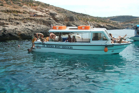 Comino: Passeios de barco particulares, paradas para nadar e passeios pelas cavernas