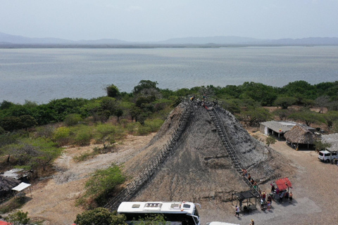 Totumo Volcano with Transportation from Cartagena (Mud Bath + Swamp)