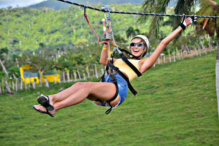 Punta cana: zip-line excursion