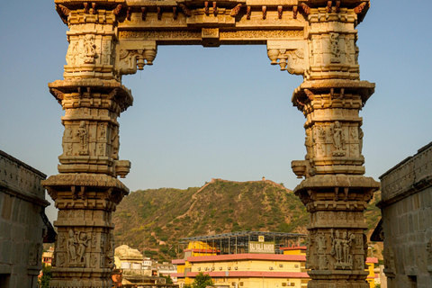 Jaipur: Full-Day Pink City Tour with Masala Tea Tour by Car and Driver with a Guide