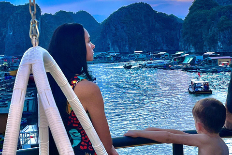 Catba: Lan Ha Bay Full day/ Sunset Cruises - all included Lan Ha Bay Sunset: Deluxe Local Cruise