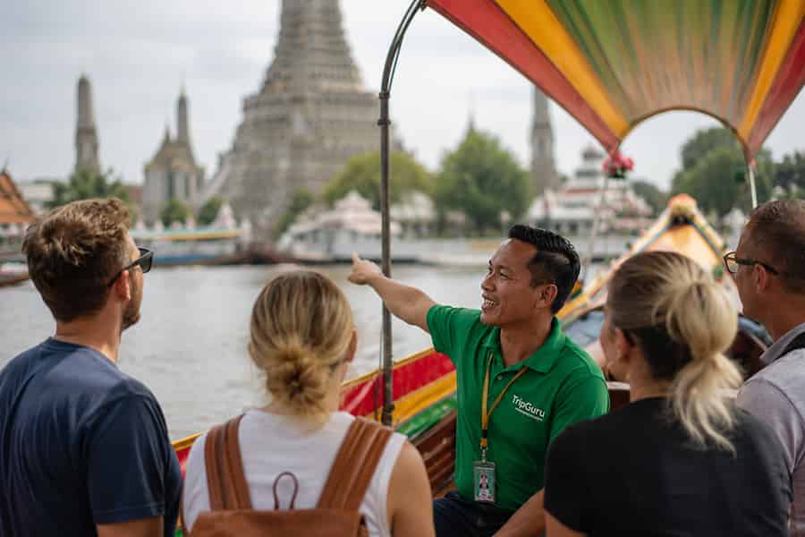 Bangkok: Longtail-Bootstour auf den Kanälen zum Wat Arun. Foto: GetYourGuide Bangkok: Longtail-Bootstour auf den Kanälen zum Wat Arun. Foto: GetYourGuide