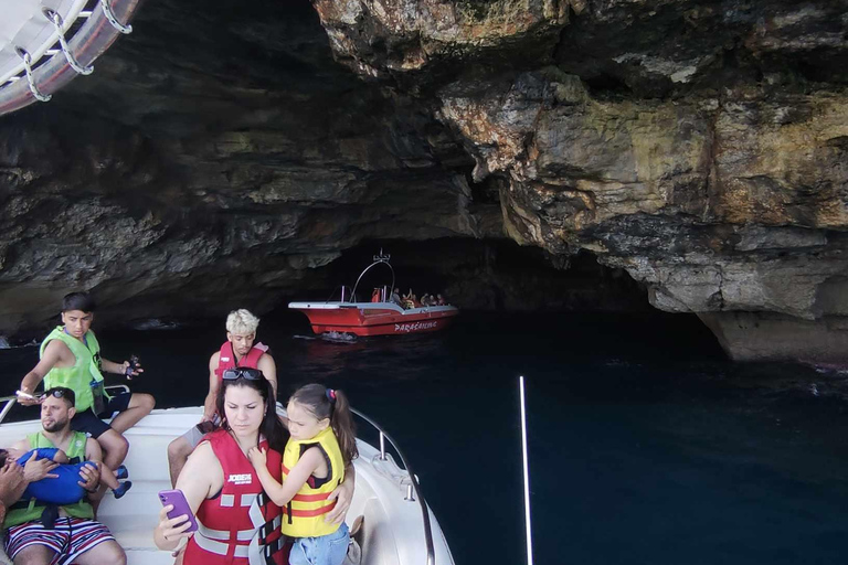 Rethymno: Speedboat Tour with Swim and Snorkel
