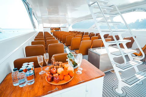 Phuket:Phi Phi, Bamboo, Maiton&Maya Bay Speed Catamaran tour Meeting Point Excluding National Park Fee