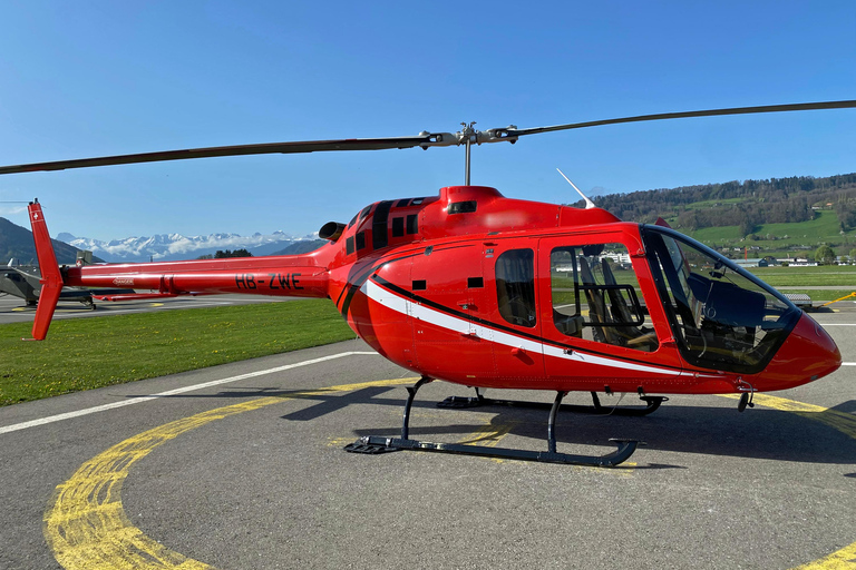 Bern: Private Helicopter-Tour for 4 People to Lake Thun Private Helicopter-Tour for 4 People to Lake Thun