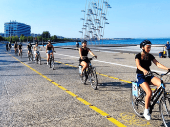 Thessaloniki: passeio de bicicleta elétrica
