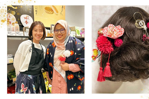 Kioto: warsztaty tworzenia japońskich akcesoriów do włosów i broszek