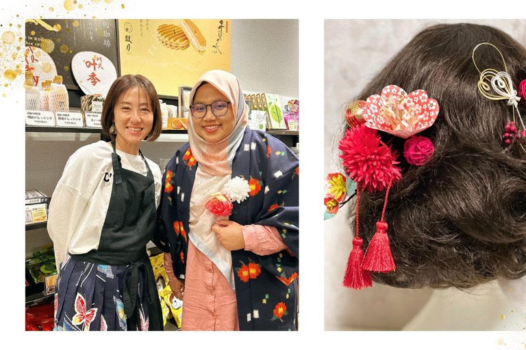 Kioto: warsztaty tworzenia japońskich akcesoriów do włosów i broszek