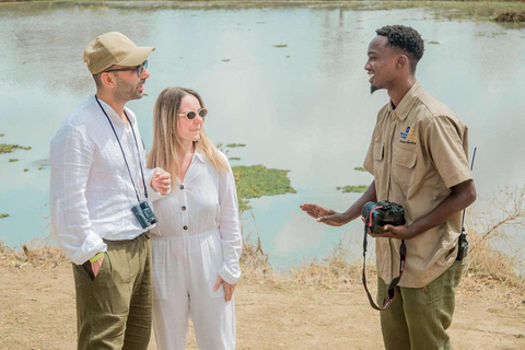From Zanzibar: Mikumi Safari Day Trip with Flights and Lunch Mikumi Shared Safari without hotel transfer