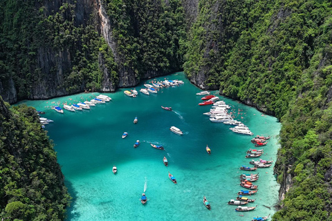 Phi Phi: passeio de barco pelas 7 ilhas com pôr do sol e plâncton