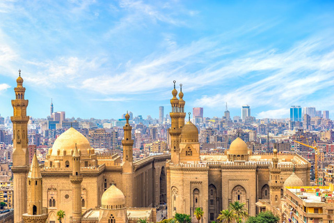 Hurghada: Cairo Pyramids, GEM & Citadel Tour by Flight Hurghada: Cairo Day Trip by Plane with Lunch & Guide