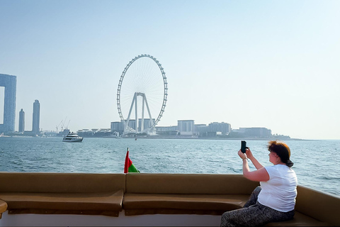 Dubai Harbour And Marina Yacht Cruise with Ain Dubai & BBQ 2-Hour Dubai Marina Yacht Cruise with BBQ Dinner