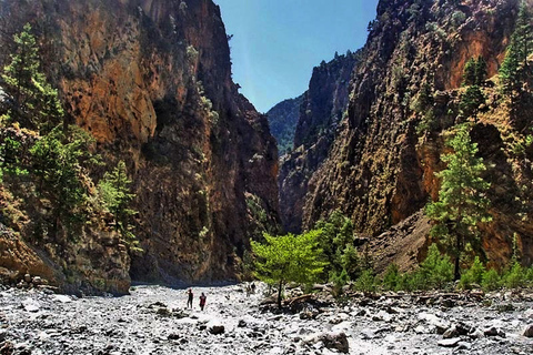 From Rethymno: Samaria Gorge Full-Day Trek with Pickup From Panormo, Lavris, Scaleta, Sfakaki, Stavromenos