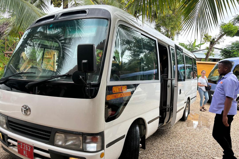 Bus Transfer service from airport to anywhere in Zanzibar
