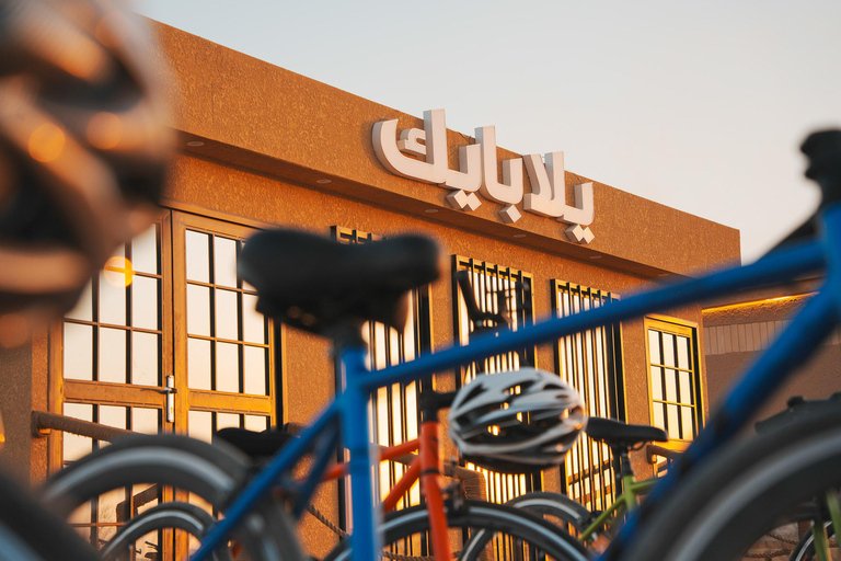 Biking in King Khalid Royal reserve