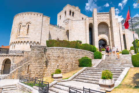 From Durres: Kruja castle, Old bazar and Tekke view point From Durres to Kruja castle, Old bazar and Mountain view