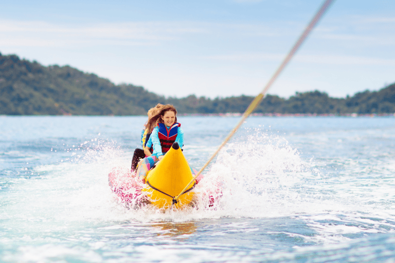 Bananenfahrt in Baga Beach