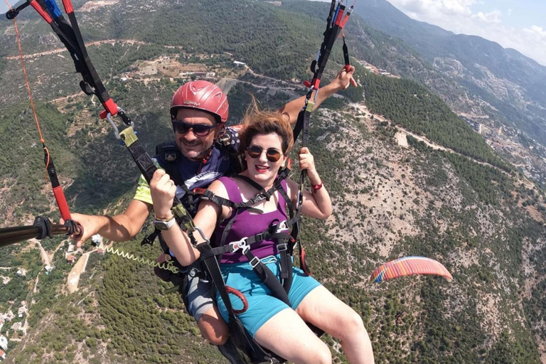 Alanya: Experiência de parapente em tandem e vídeo de vooAlanya: Experiência de parapente com traslado