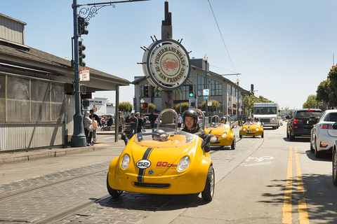 Oferta especial de 49 millas de GoCar: todo el día por el precio de 5 horasTour de día completo en GoCar por San Francisco desde Fisherman's Wharf