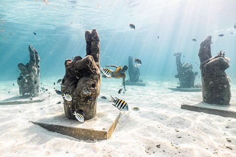 Cancún: Catamaran cruise naar Isla Mujeres met snorkelen